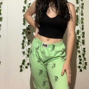 adika green dragon sweatpants